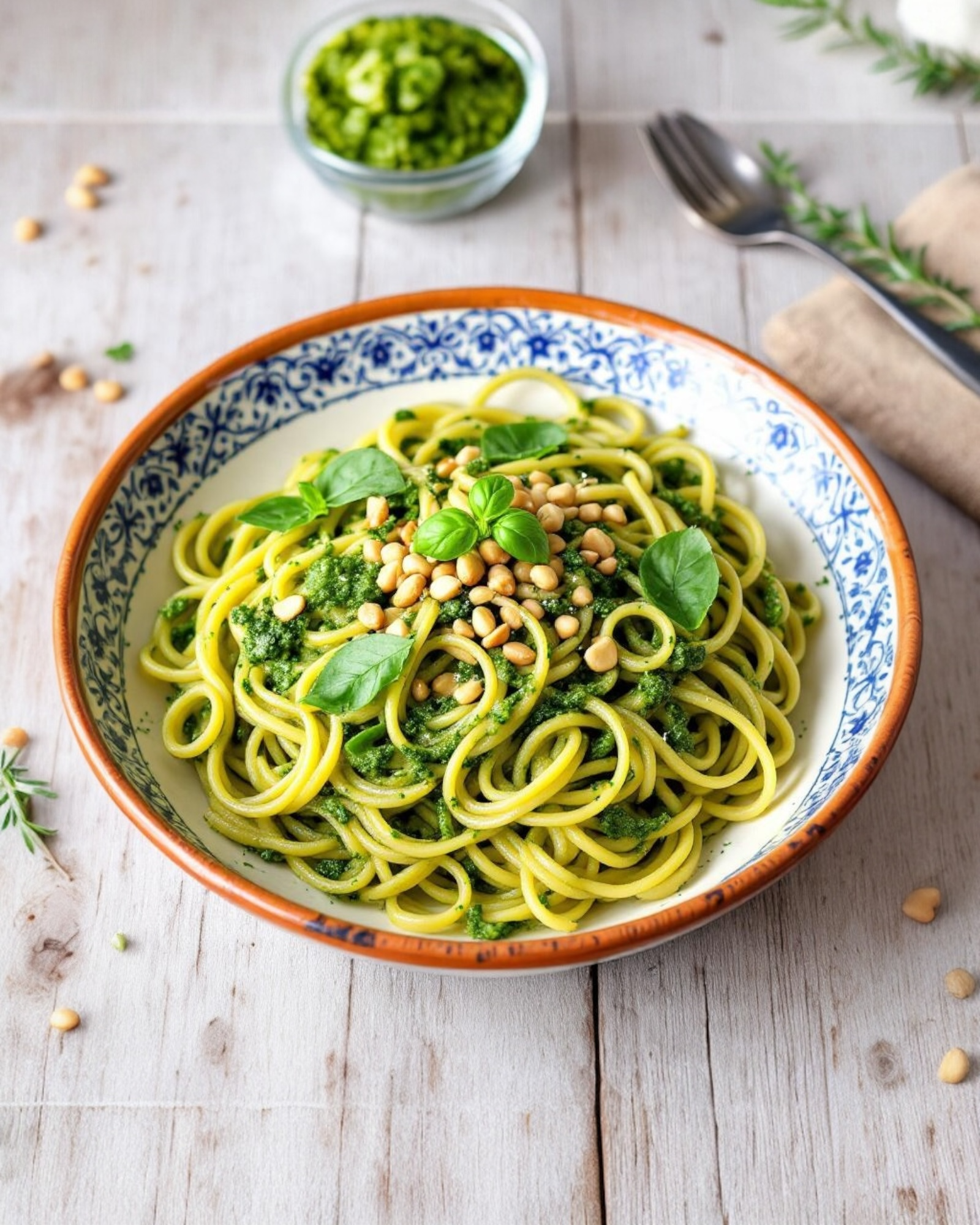 Spaghetti al Pesto Genovese