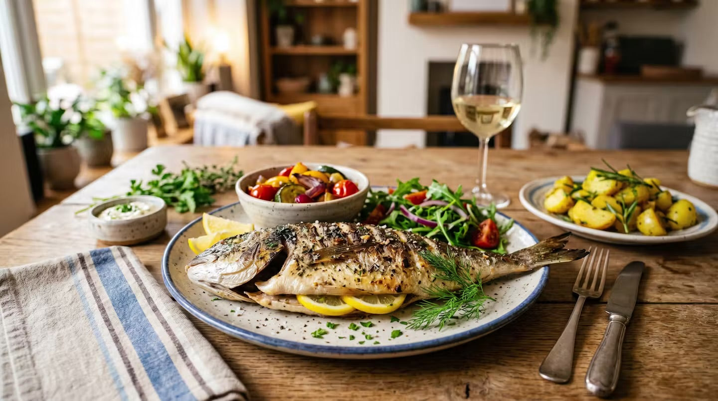 Dorade vom Grill