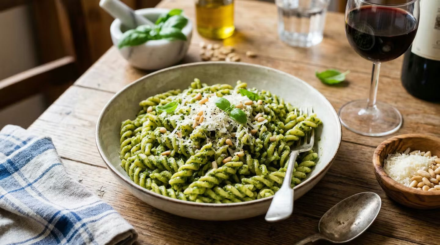 Fusilli al Pesto Genovese