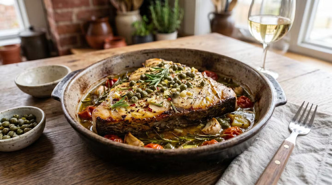 Pesce Spada al Forno | Schwertfisch aus dem Ofen