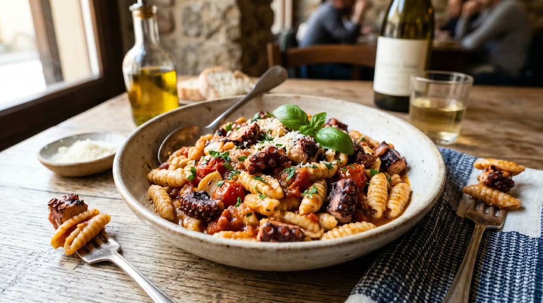 Cavatelli al Polpo al Sugo di Pomodoro