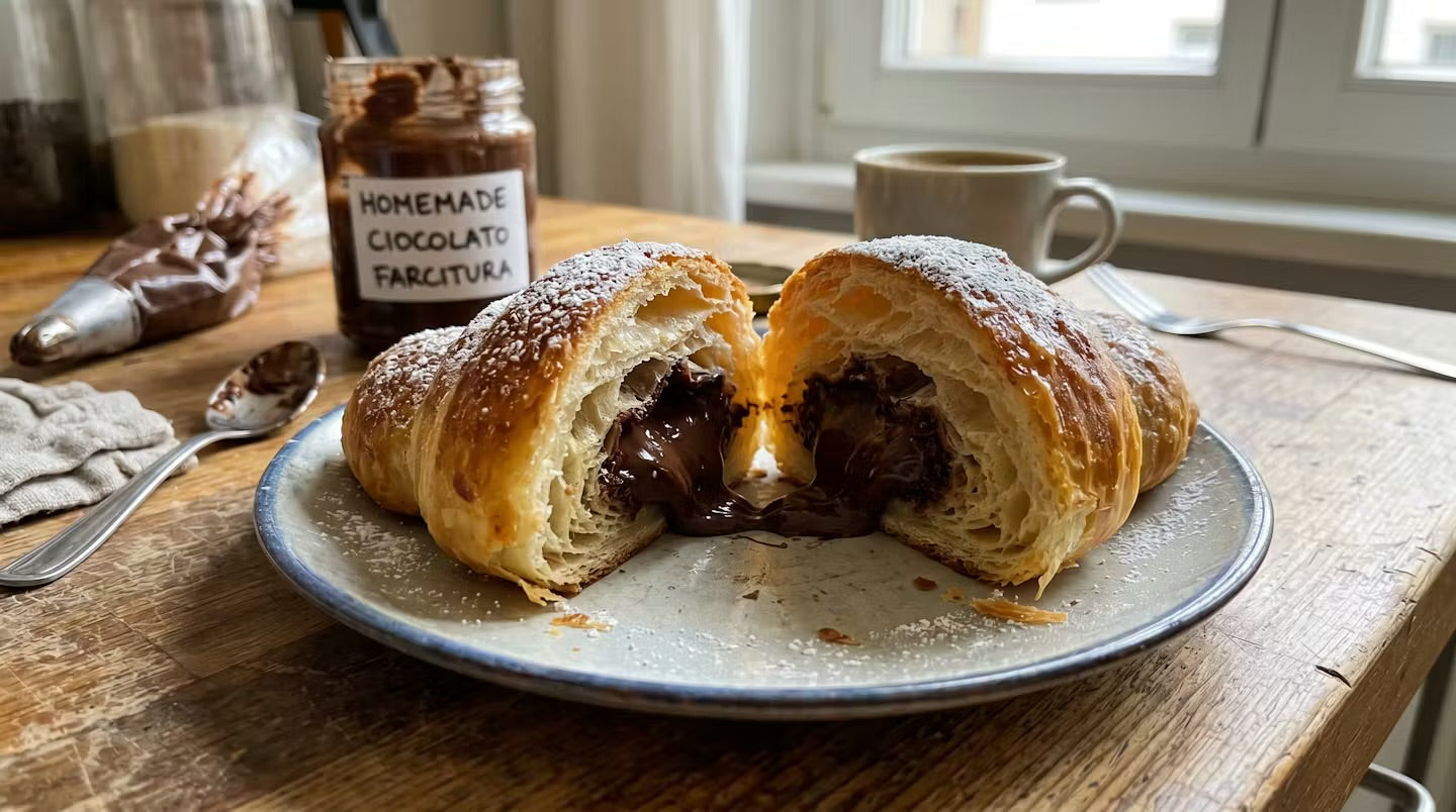 Cornetto al Cioccolato – italienisches Frühstücksgebäck